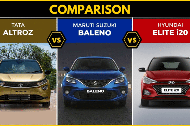 Tata Altroz v/s Hyundai i20 v/s Maruti Suzuki Baleno